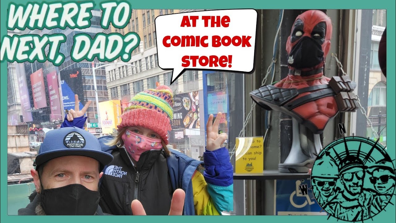 🧭 Visit to a Comic Book Store in Manhattan. Midtown Comics Times Square NYC