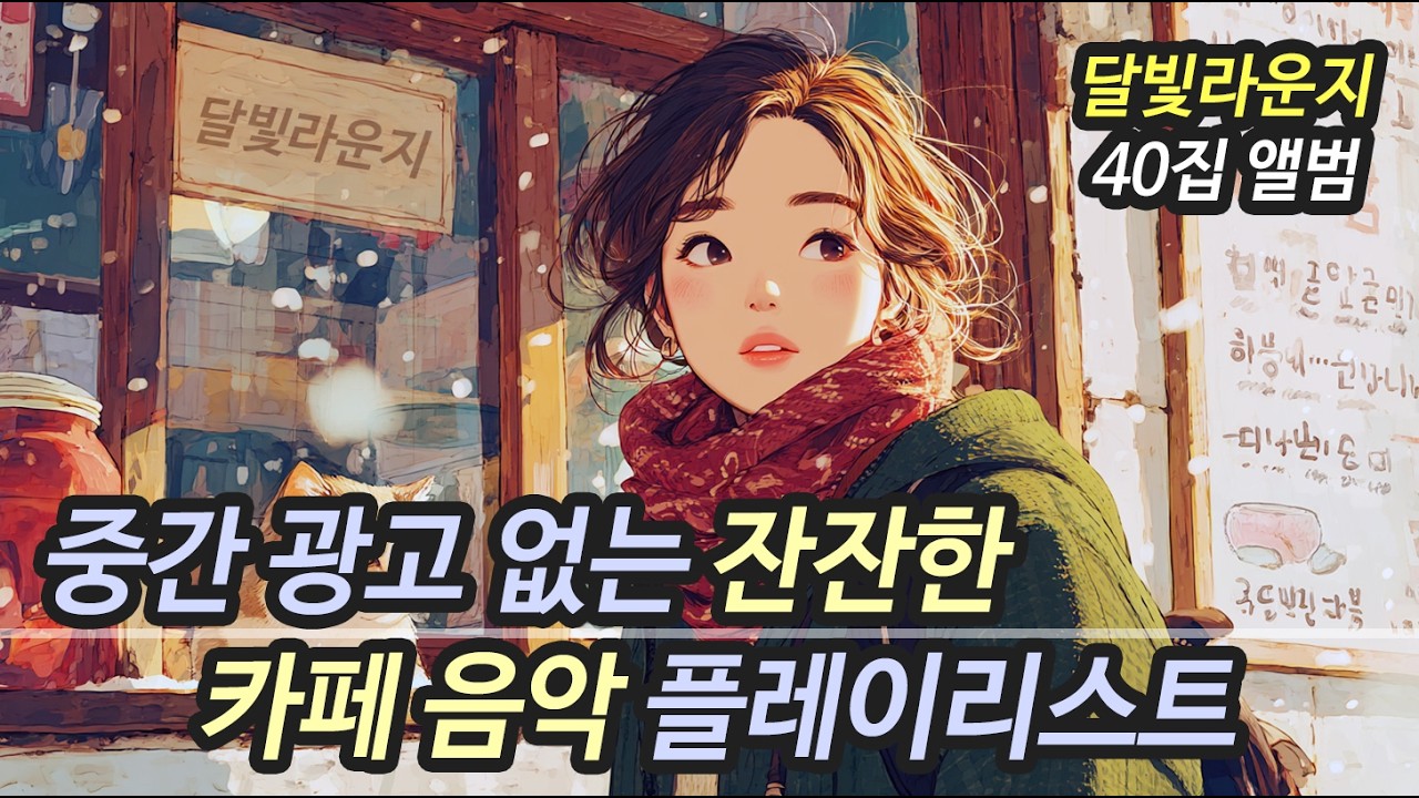 ☕ 카페음악 플레이리스트 40집 (중간 광고없음) | 일할 때 듣기 좋은 음악 모음