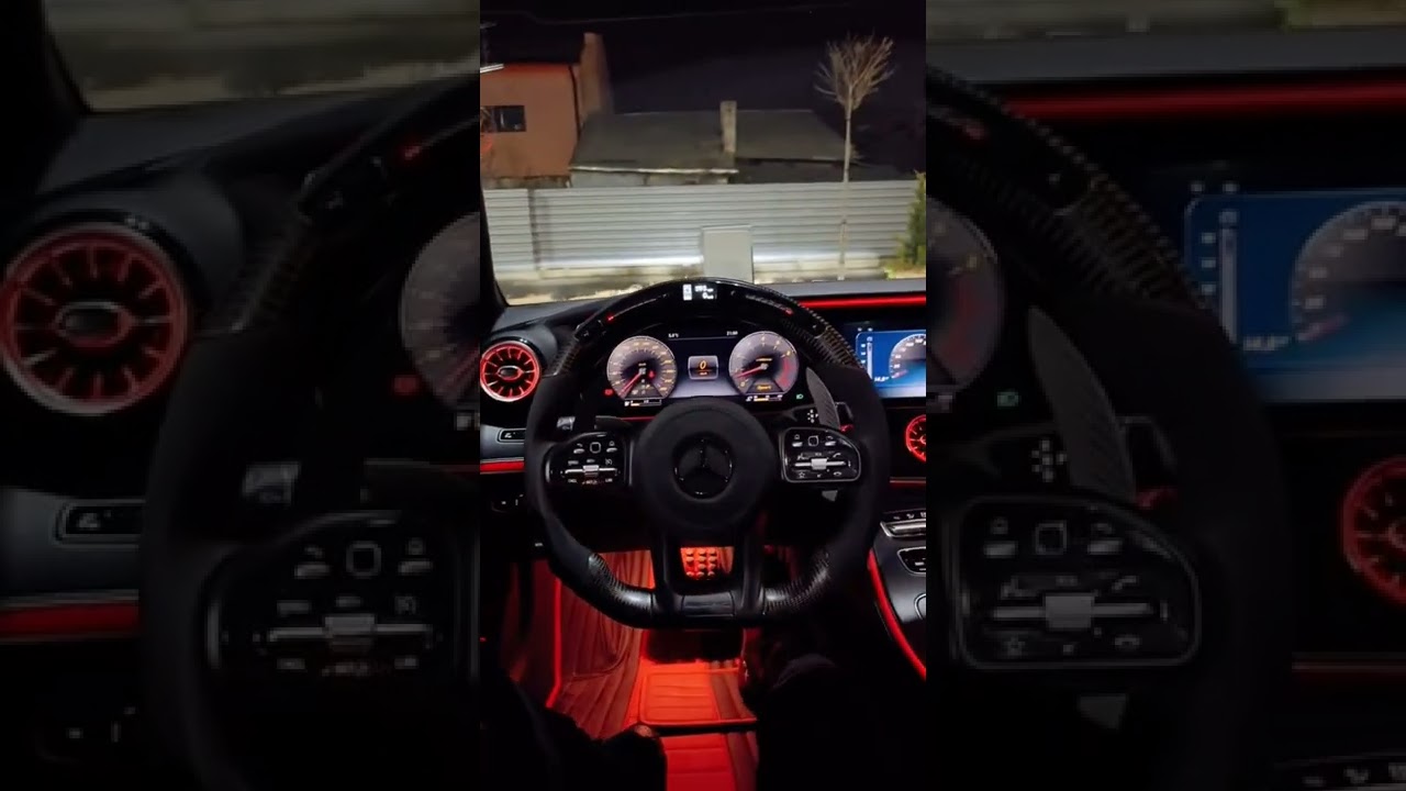 Пользовательский руль со светодиодным дисплеем 🔥 #mercedes #mercedesbenz #amg #short #руль
