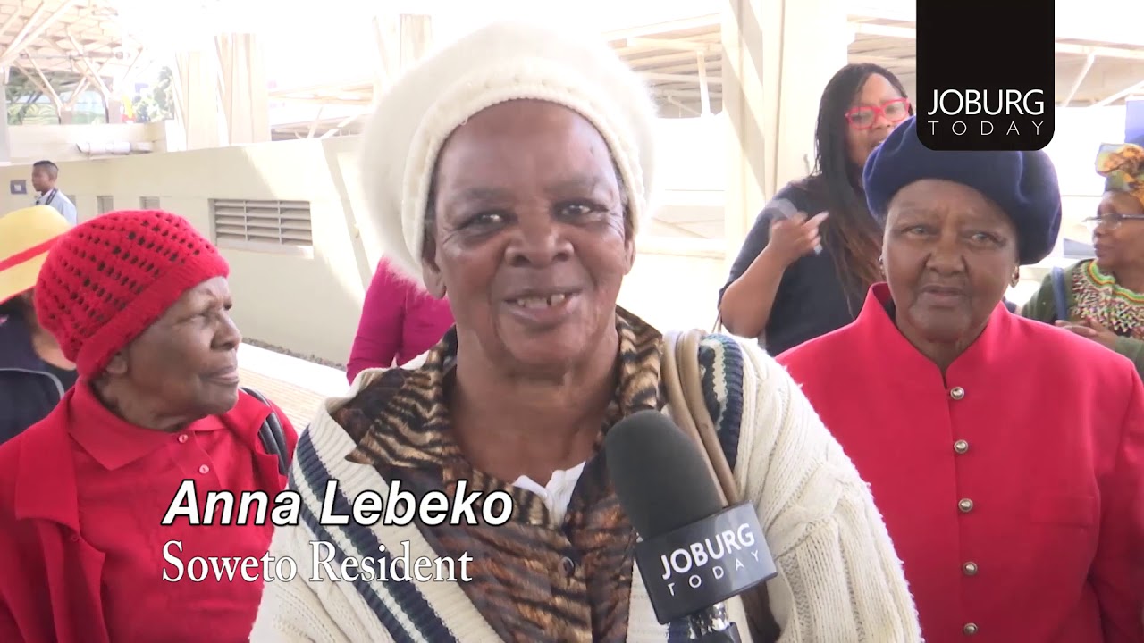 GAUTRAIN - SENIOR CITIZENS RIDE THE GAUTRAIN