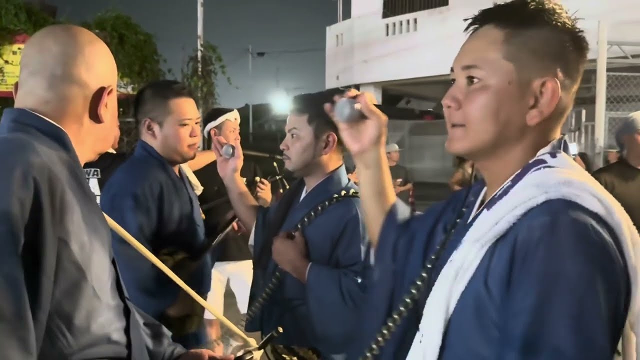 2025 沖縄市園田青年会 旧盆ウンケー村廻り・エイサー道じゅねー⑤