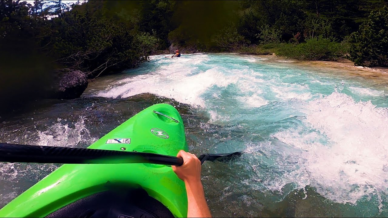 Einer der schönsten Alpenflüsse, die obere Isar mit dem Kajak | Wildwasser II-III | Pegel 130cm