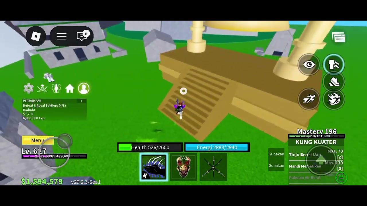 I play the game blox fruits I play blox fruits 