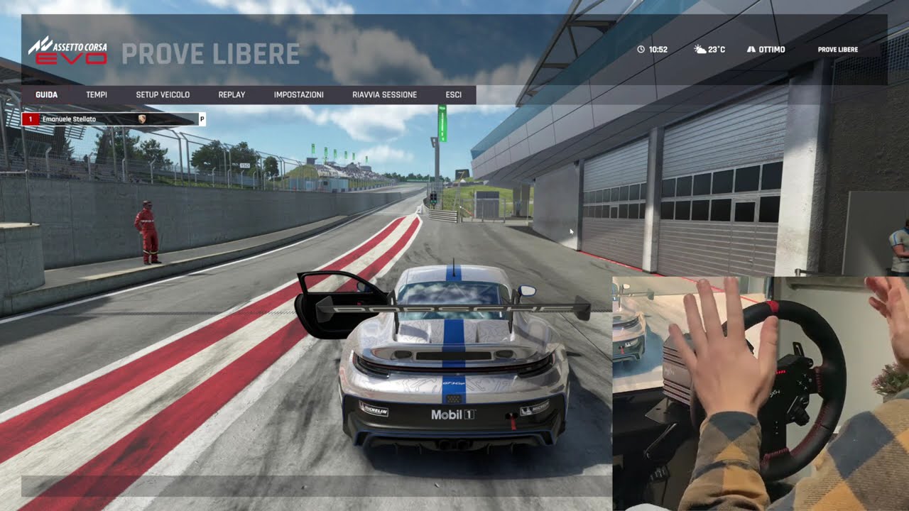 PXN VD4 vs Logitech G27 - Unboxing & Test - Assetto Corsa Evo