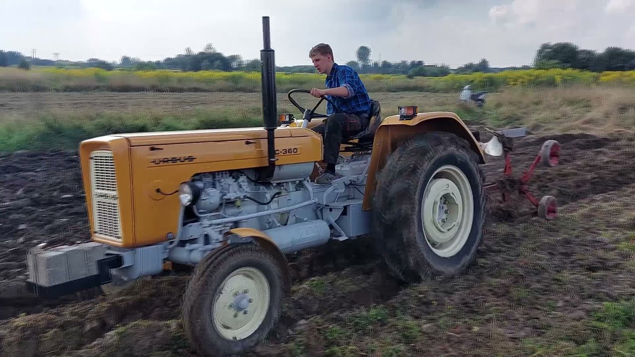 Orka 2021 Ursus C-360 x2 Pług obrotowy Agro-Masz Ventzki (Dźwięk Silnika)