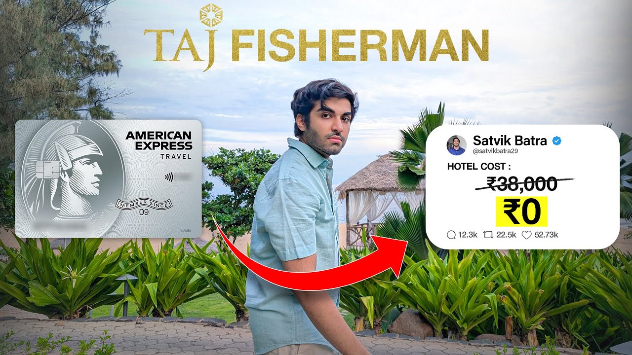 How I Turned ₹0 Into a ₹38,000 5-Star TAJ Stay | AMEX Credit Card Hack