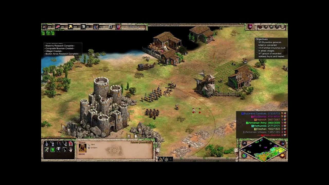 Aoe2 De | Thoros 2-1. The Emperor's Revenge | Achievement Bounty Hunrwe