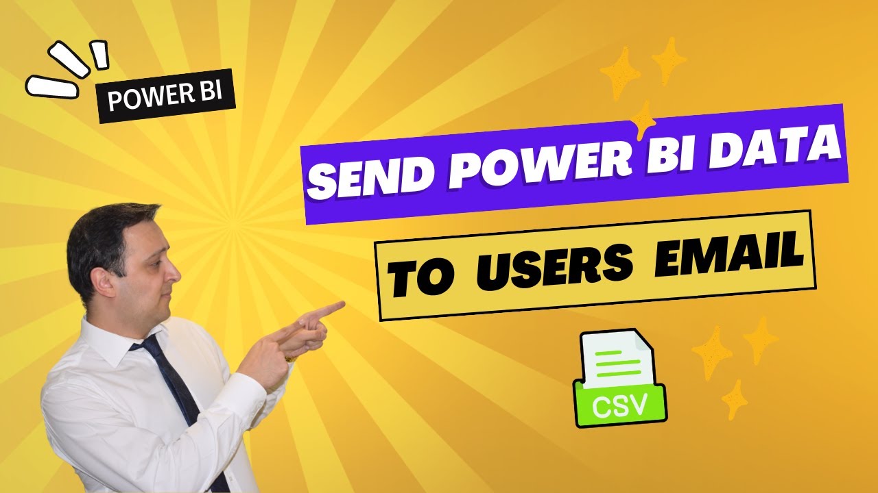 Как отправить данные таблицы Power BI в виде CSV-файла по электронной почте? Используйте Power Au...