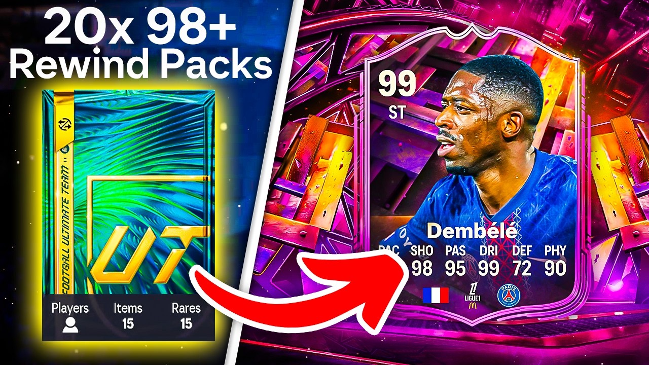 20x 98+ ULTIMATE REWIND PACKS! 😲 FC 26 Ultimate Team