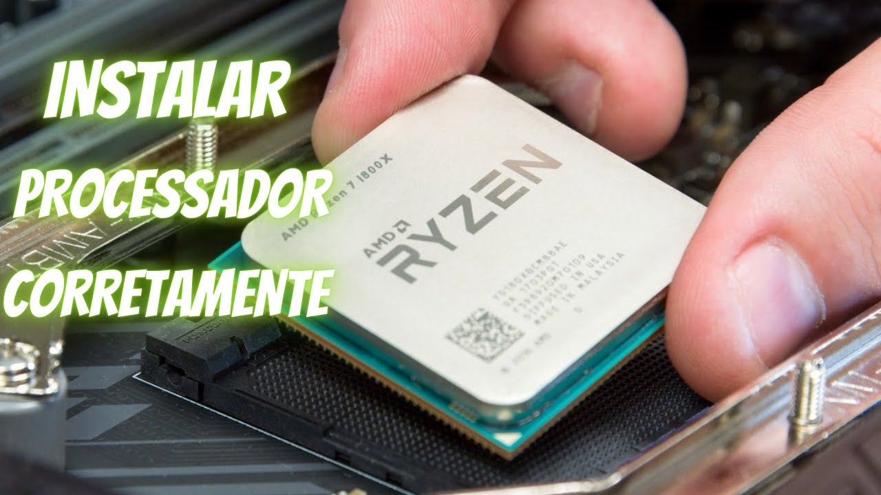 COMO INSTALAR o PROCESSADOR AMD Ryzen 5 na placa-mãe Gigabyte B450M DS3H