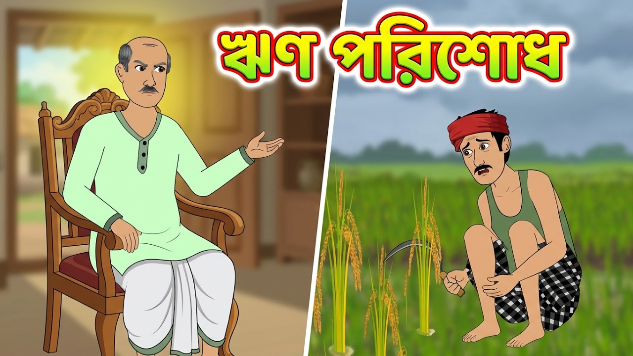 ঋণ পরিশোধ | Bengali Moral Stories Cartoon | Rupkothar Bangla Golpo | Dhadha Point