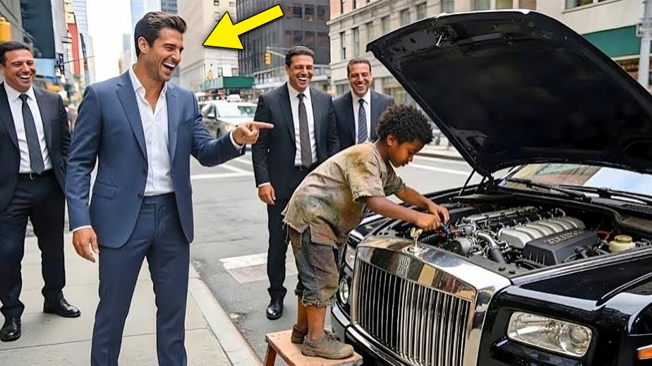 قال الصبي: "أستطيع إصلاح سيارتك." سخر منه المليونير... لكن حدث ما لا يُصدَّق!