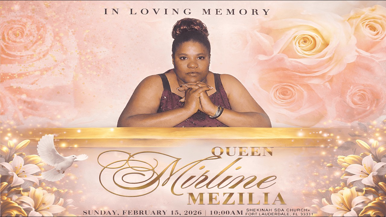 Shekina French SDA Church | Celebration of Life in Memory of Queen Mirline Mezilia | 15 Février,2026