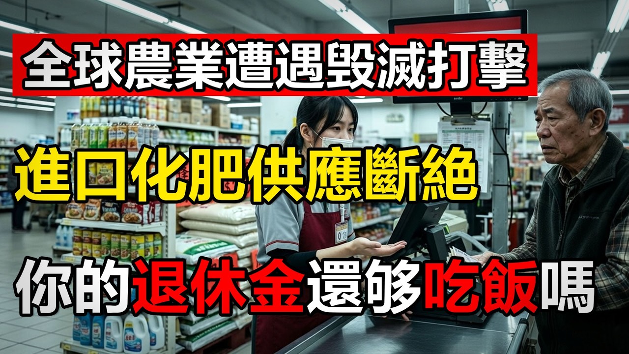 荷姆茲海峽封鎖斬斷33%化肥！台灣菜價暴跌只是誘餌？看懂無情的“政策剪刀差”，你的退休金正陷入恐怖的“流動性陷阱”！