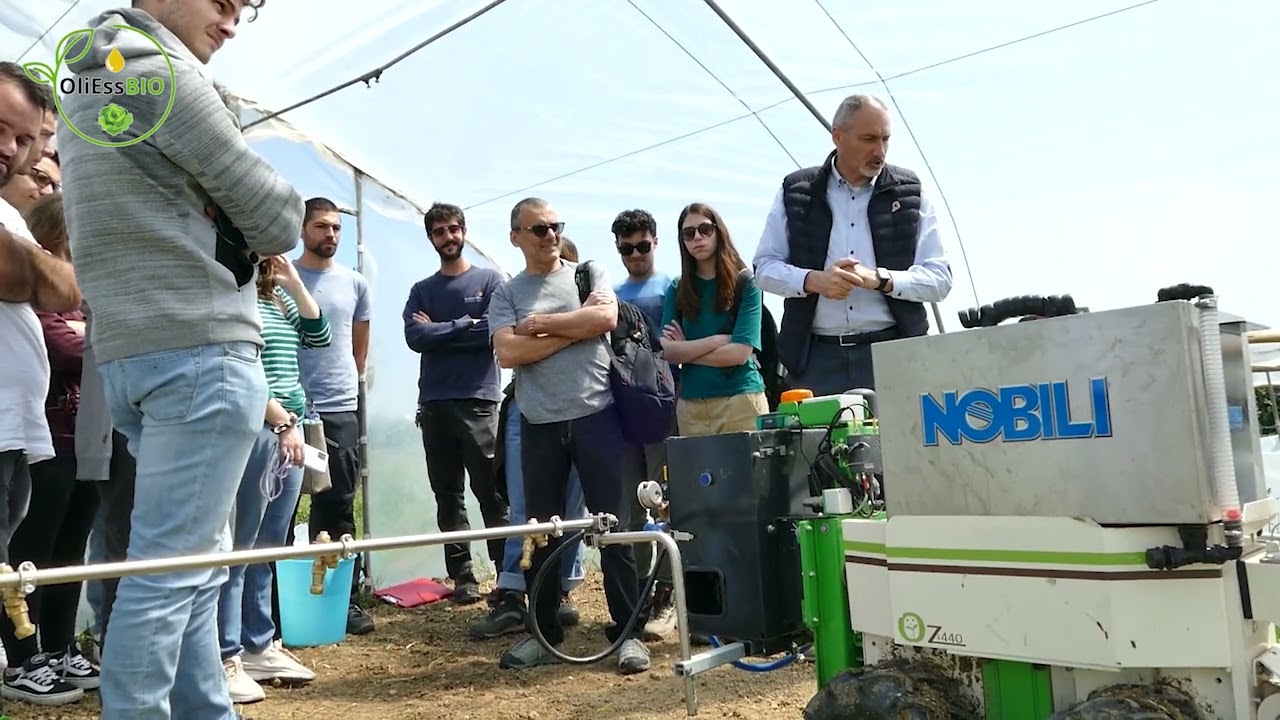 Sessione pratica Oliessbio - dimostrazione sul campo dell’OZ-ROBOT
