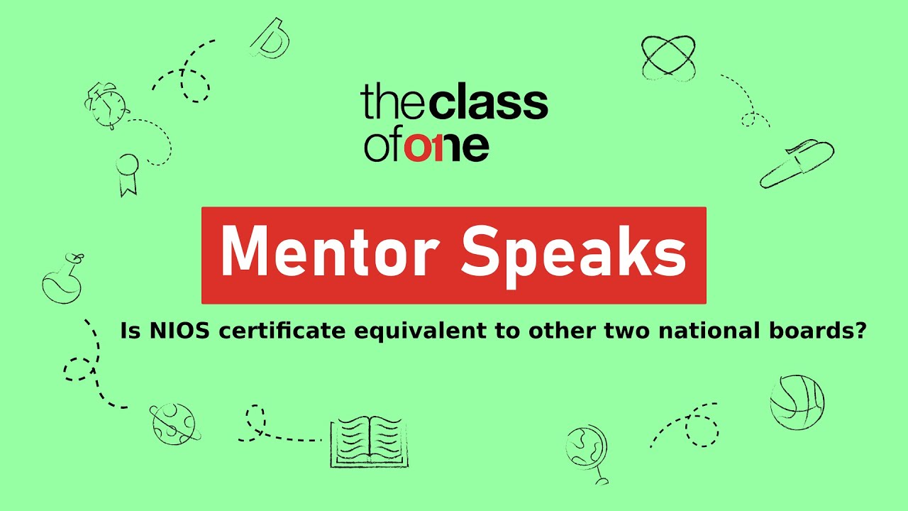 Top Reasons & Myths around NIOS board school educaton| The Class Of One
