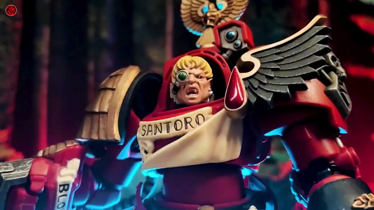 Blood Angels Assault Terminators VS Necrons【JOYTOY Warhammer 40K Stop Motion Animation】
