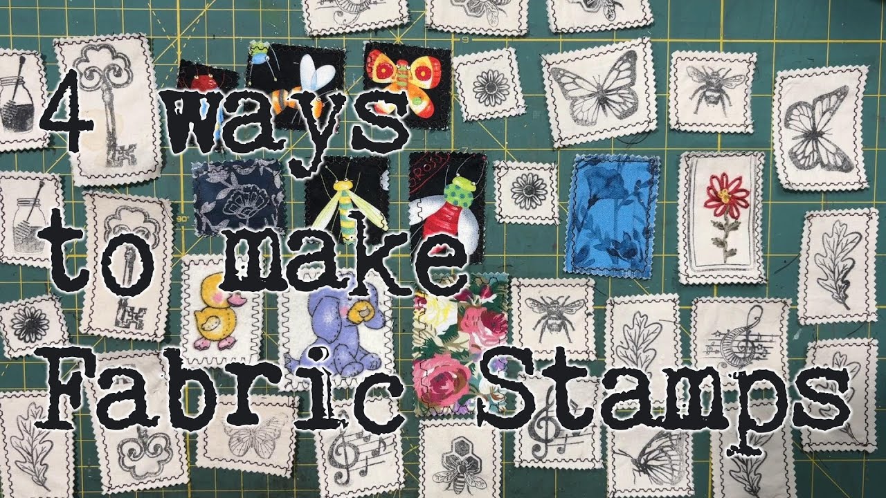 4 ways to make fabric stamps