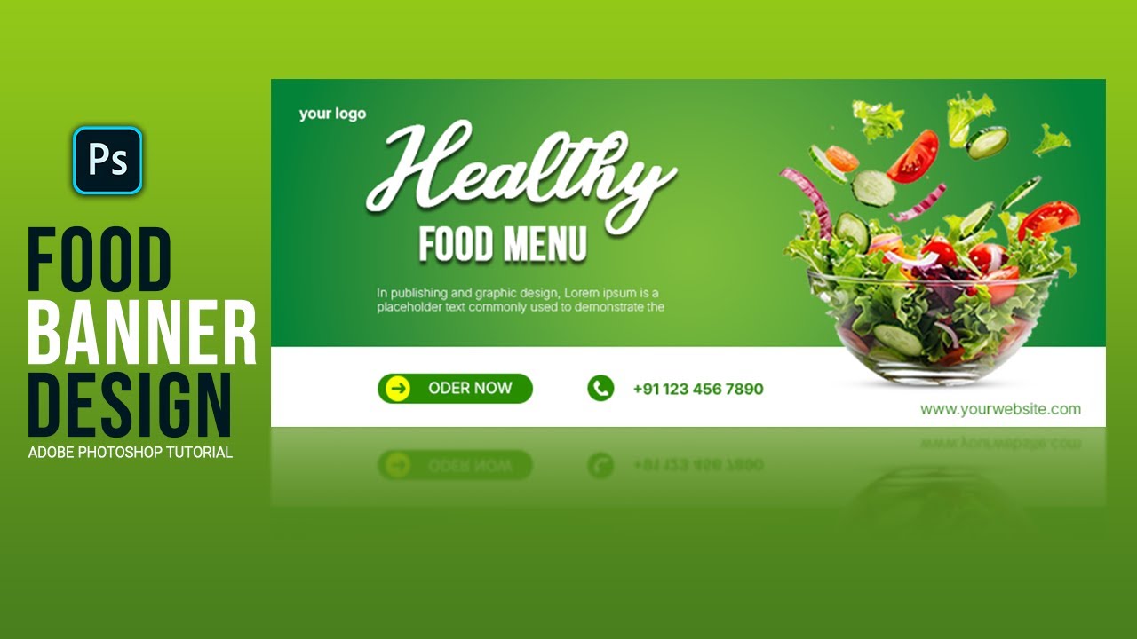Banner Design in Photoshop | How to Design a Stunning Banner in Adobe Photoshop 2026
