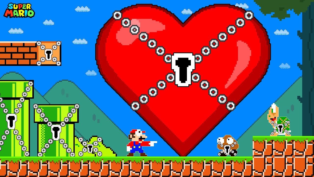 When Everything Mario Touches Turns to Locked in Super Mario Bros