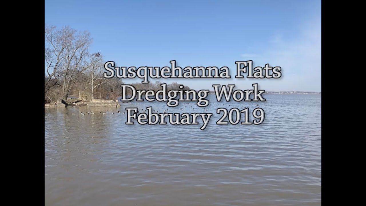Susquehanna Flats Dredging Work February 2019