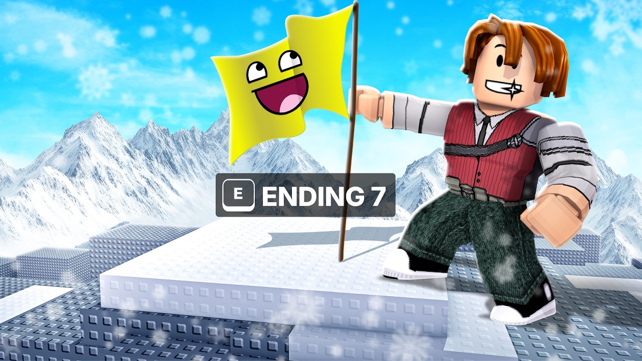 EU NÃO AGUENTO MAIS ACHAR FINAIS NO ROBLOX (Roblox Too Many Endings)