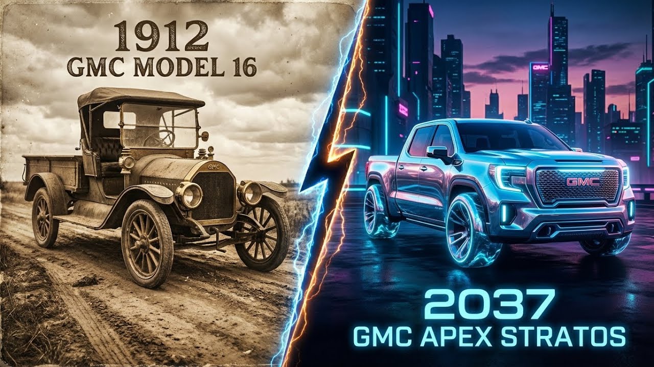 The MIND-BLOWING Evolution of GMC Trucks 1912-2037