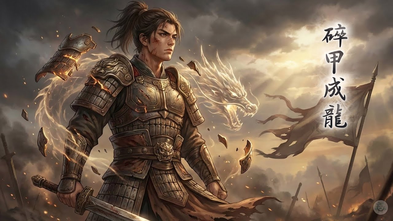 《碎甲成龍》｜古風熱血燃曲｜少年不跪天命，踏著刀鋒封侯稱雄｜戰歌級中國風音樂｜熱血中文歌曲｜AI生成音樂｜Heroic Chinese Music
