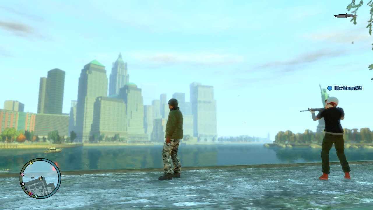 GTA IV Online Deathmatch With The Homies (KJ, Bison, Hendrix & Tie) | Chaos in Liberty City