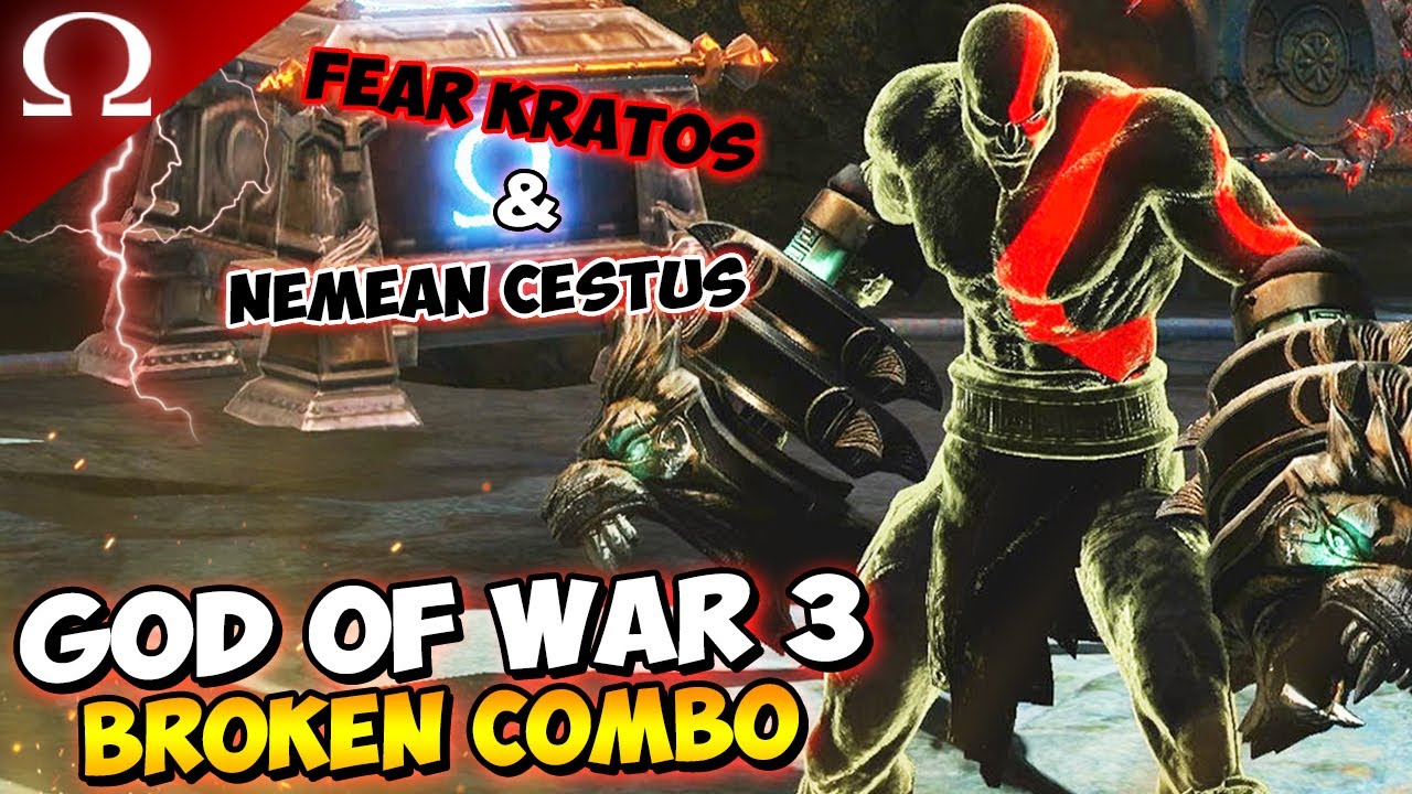 MELAWAN SEMUA BOSS GOD OF WAR 3 DENGAN COMBO TERKUAT FEAR KRATOS & NEMEAN CESTUS (VERY HARD)