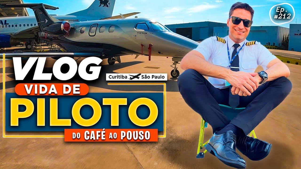 VLOG VIDA DE PILOTO : SAINDO DE CURITIBA E POUSANDO EM SÃO PAULO - CONGONHAS