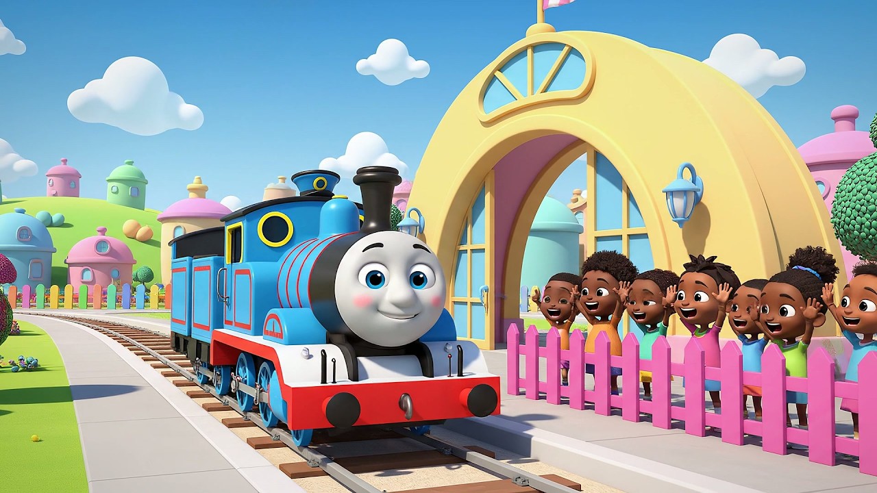 El Pequeño Tren Resopla ¡Clic Clic Clic! | Canciones de Trenes y Sonidos para Niños