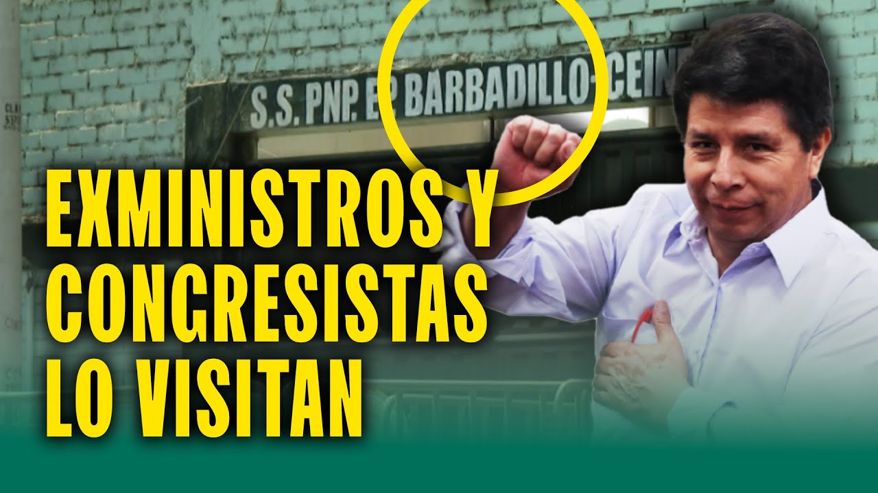 ¿Pedro Castillo al Senado? Un despacho político en su celda donde lo visitan casi todos los días