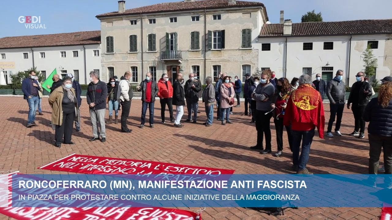 Cento manifestanti a Roncoferraro in centro: 