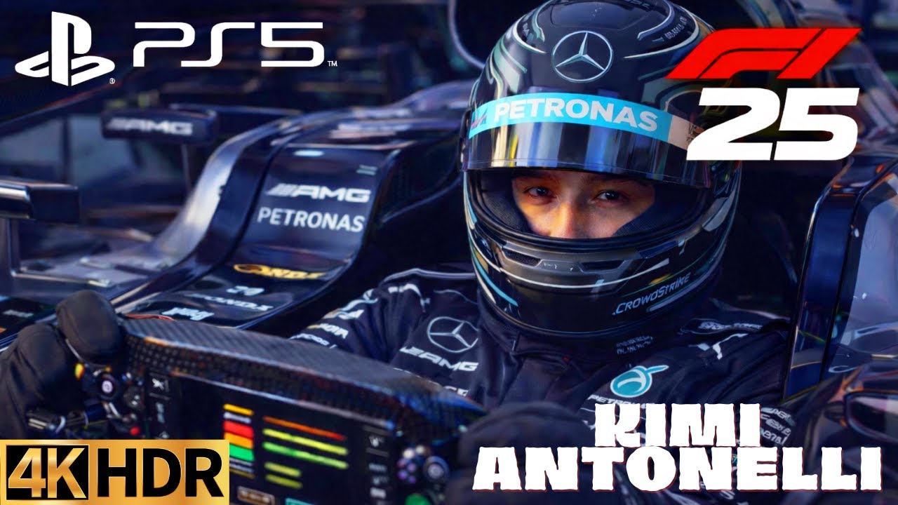 F1 25 | Kimi Antonelli Mercedes | Ultra Realistic Games | 4K 60