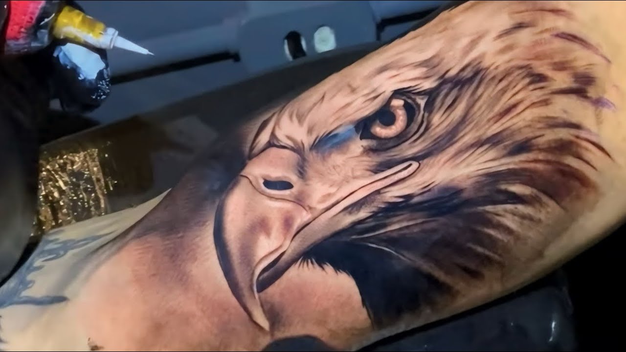 ÁGUIA REALISTA - TATUANDO EM TEMPO REAL - LOCKINK