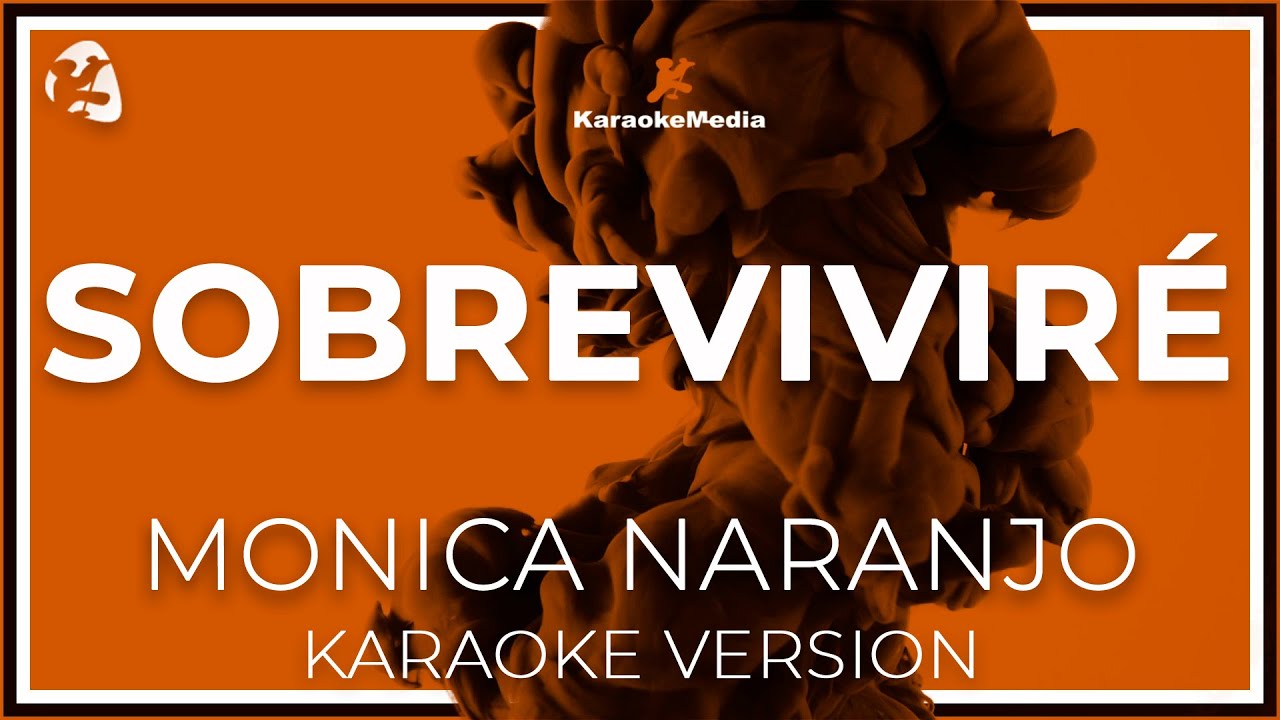 Monica Naranjo - Sobrevivire LETRA (Instrumental KARAOKE)