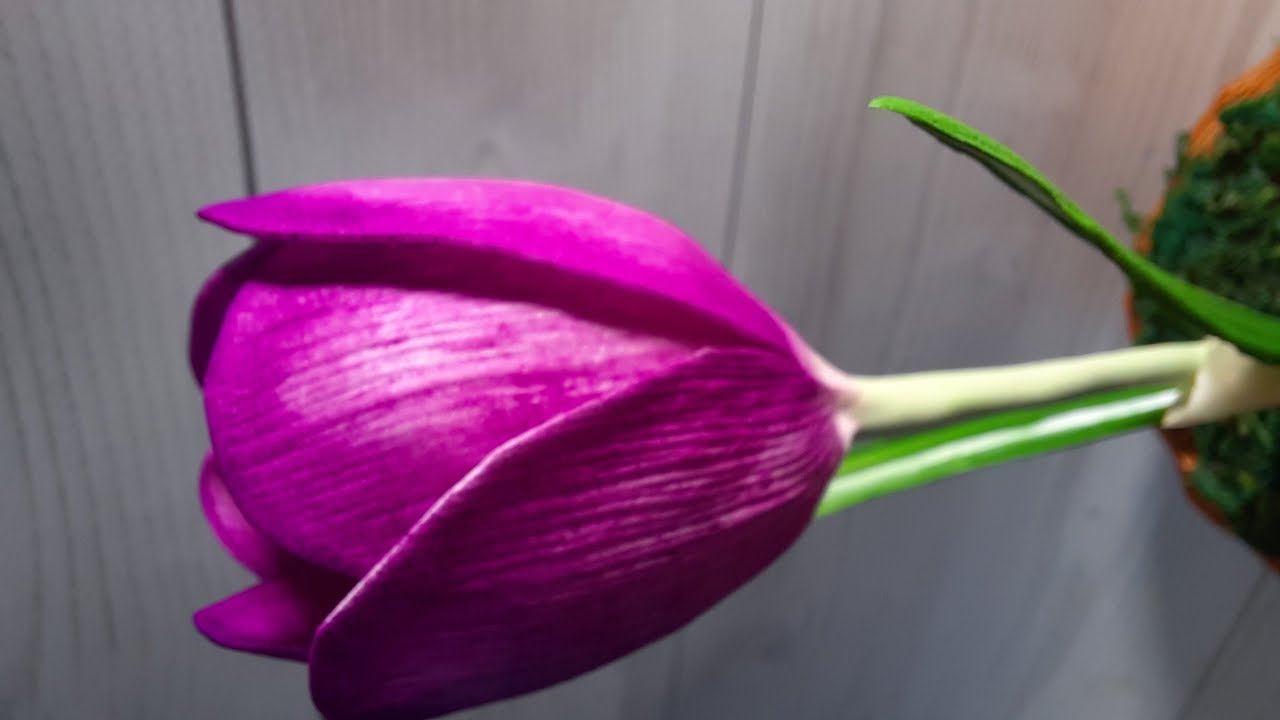 Крокус из фоамирана/crocus from foamiran