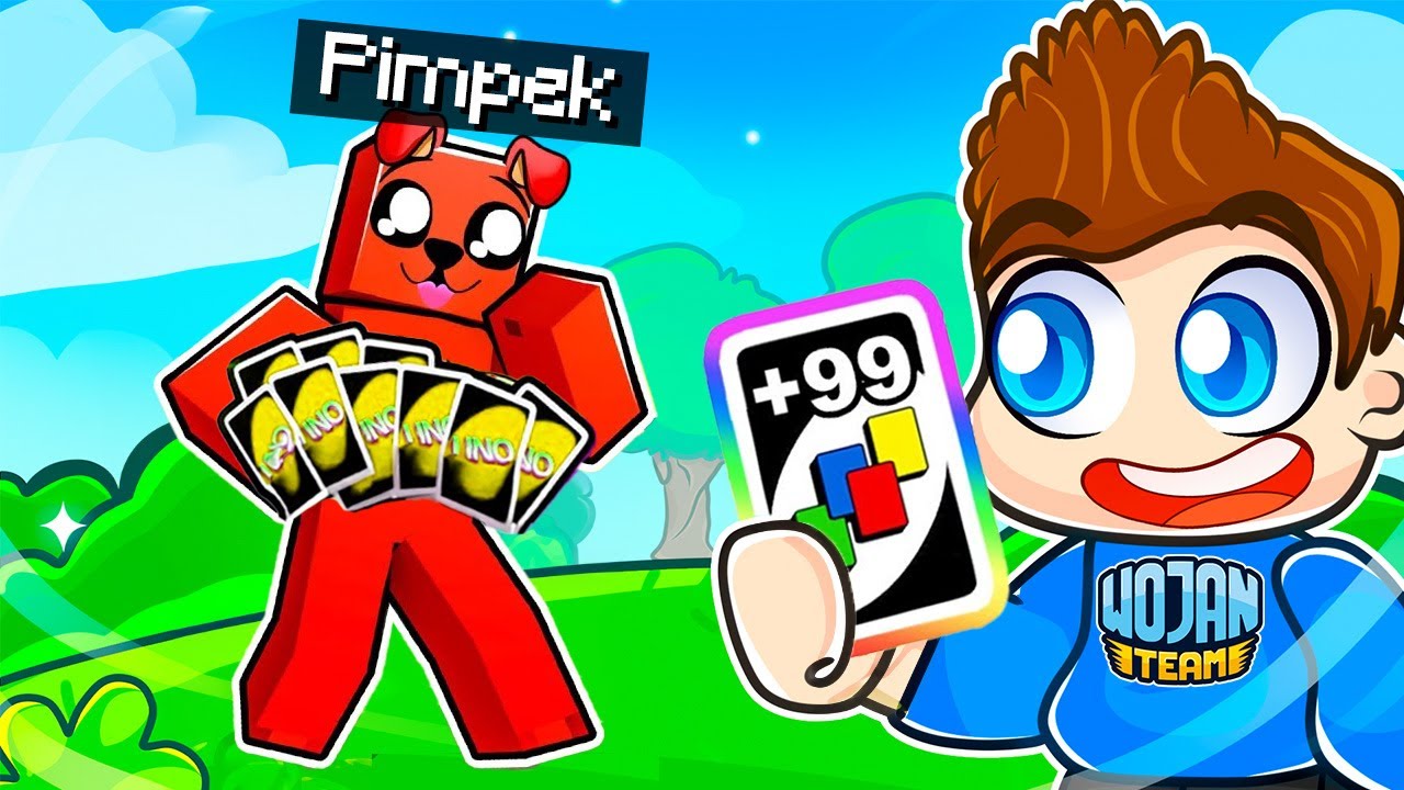 I'm playing UNO with PIMPKY DOG on Roblox!