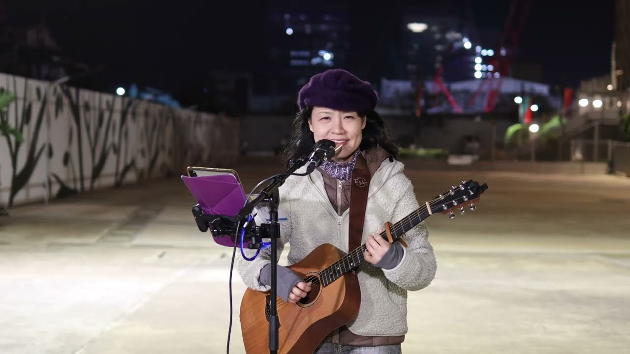 LK 點唱 - 紅塵客棧 - Maria 音樂分享 - 4K影片 - 西九戲曲中心 文化廣場 BUSKING - 260118