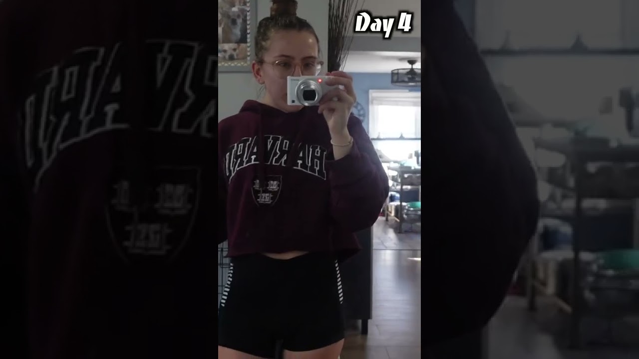 14 day Ab Challenge Progress #shorts #abs #workout #fitness #challenge #motivation #progress #ootd