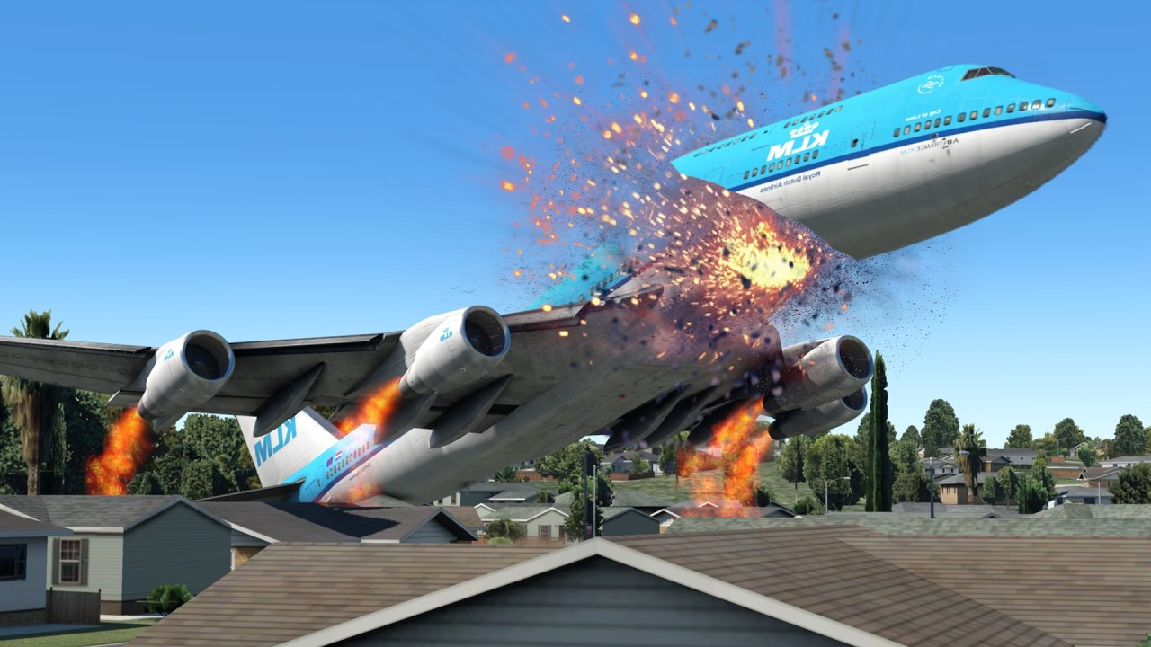 🔴LIVE Boeing 747 Crosswind Landing Turns CHAOTIC | X-PLANE 11