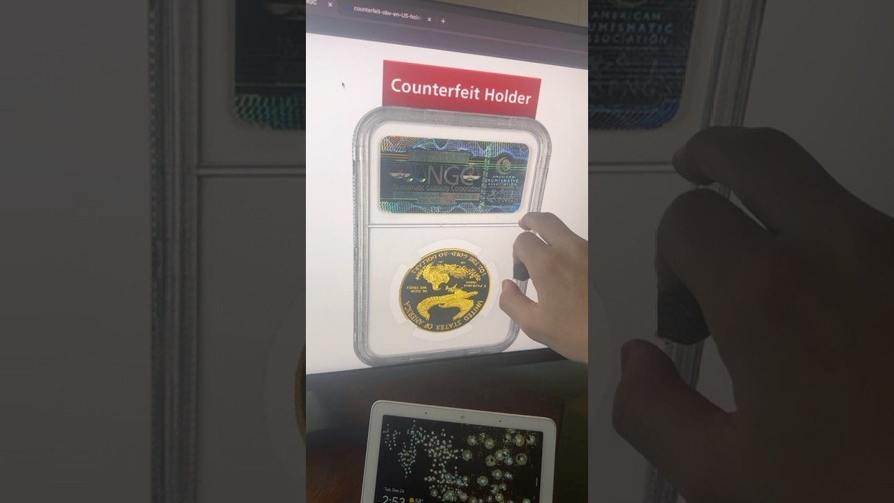 How to differentiate fakes - and what NGC does to reduce them! #ngcpartner #bullionshark #shorts