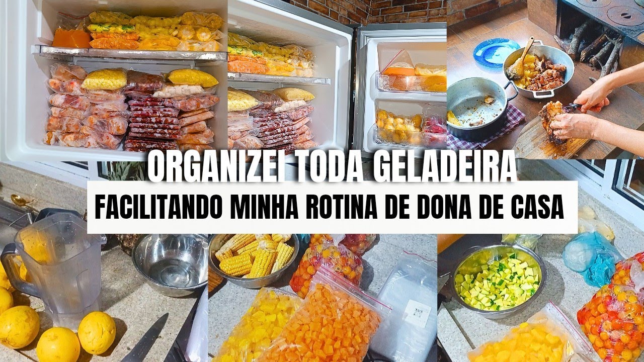ORGANIZANDO TODA GELADEIRA/ FACILITANDO MINHA ROTINA DE DONA DE CASA 