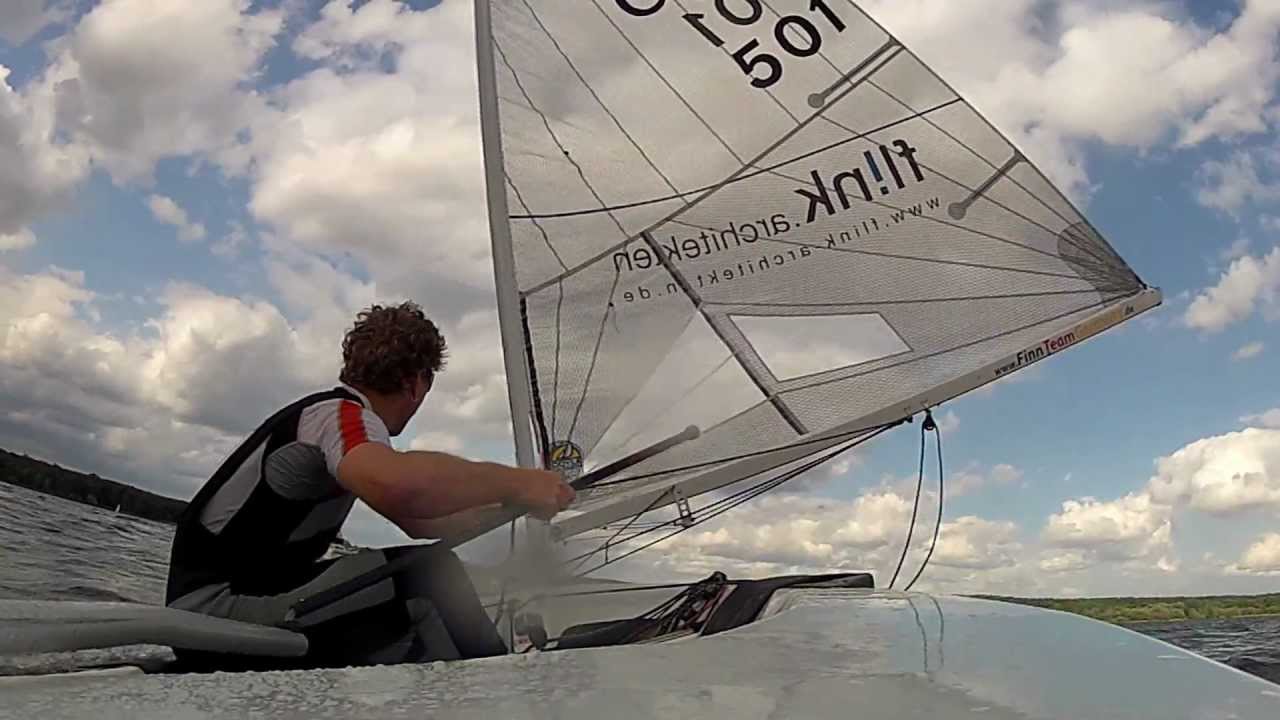 Finn Dinghy Sterncam - Wannsee 2012