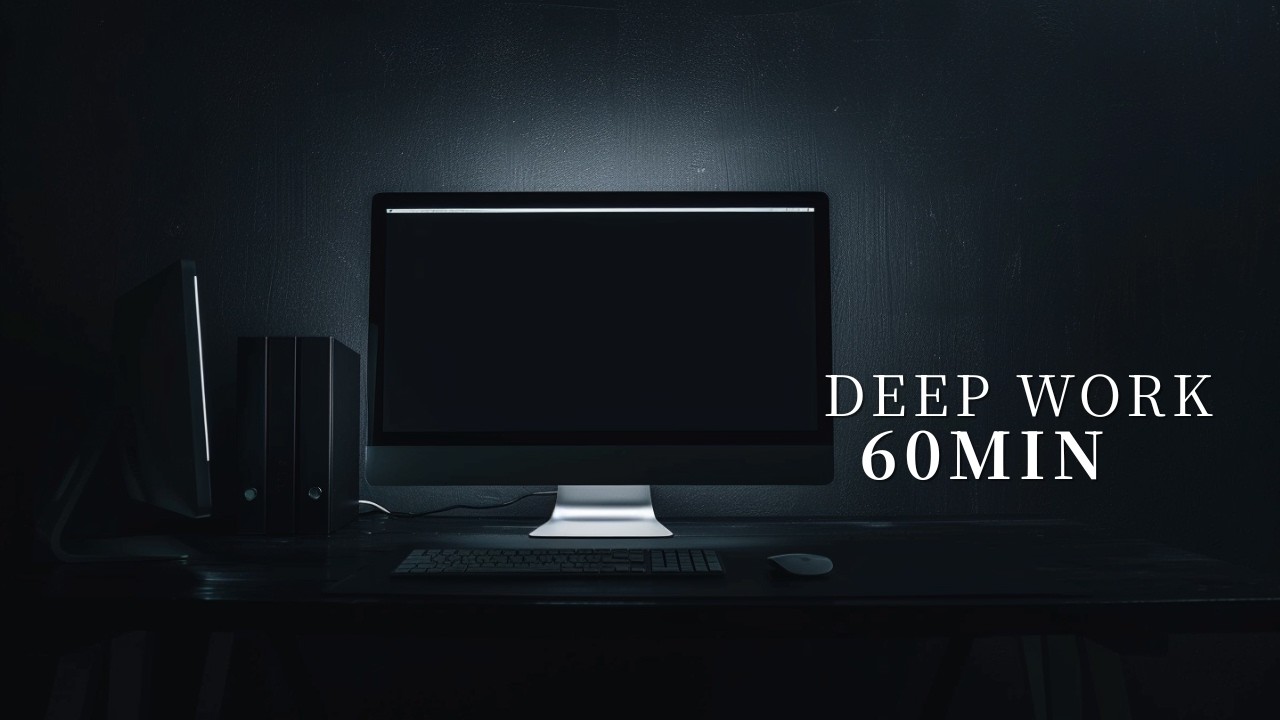 Deep Work Music - 60 Minutes | No Lyrics | 80 BPM Focus