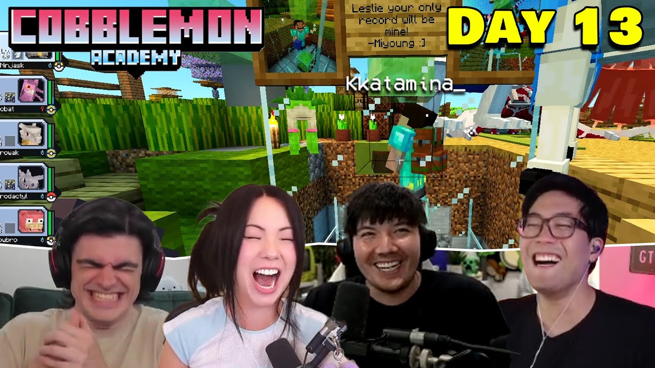 Best of Abe's Cobblemon Academy Day 13 ft. Masayoshi, QuarterJade, Ryan Higa, Foolish & more