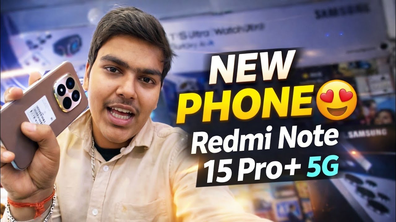 Finally new phone ले लिया 😍 | Redmi Note15pro+ 5g | Unboxing Vlog | New Phone unboxing 