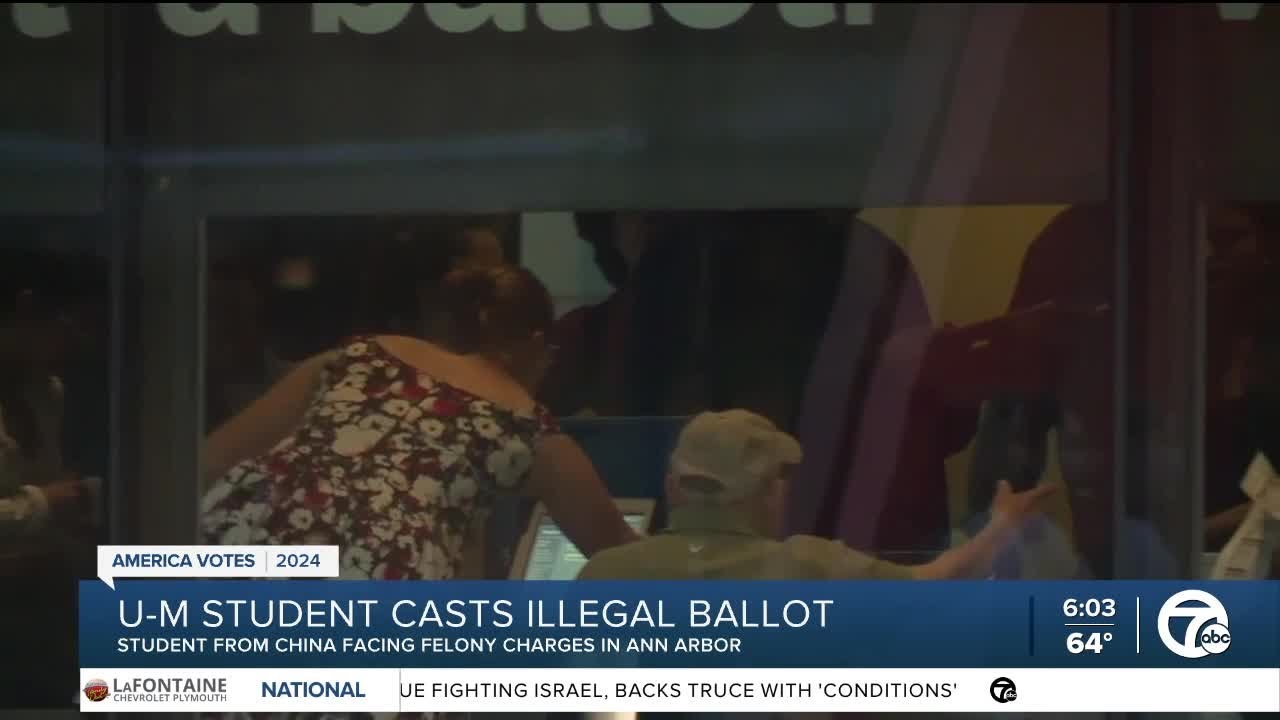 U-M Student casts illegal ballot