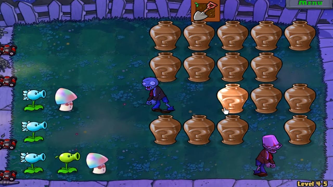 🍀Plants vs. Zombies_Level 4-5_Got SPLIT PEA